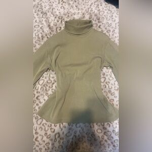 Olive Green Women's Top